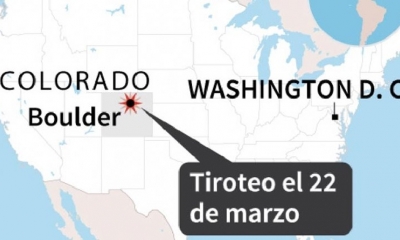Zona del tiroteo.