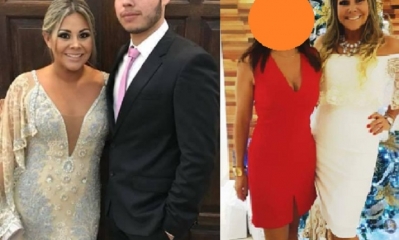 Eliane Saavedra, es madre de uno de los acusados de violación de una joven universitaria/Foto. Kandire