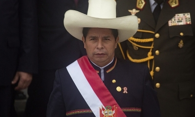 El presidente de Perú, el izquierdista Pedro Castillo