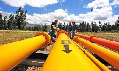 Ductos de exportación de gas natural desde Bolivia hacia Argentina.