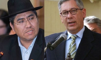 Diego Pary y Eduardo Rodríguez Veltzé/Foto. Kandire
