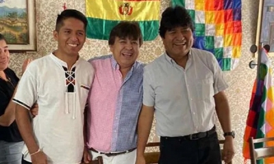 Evo Morales en Argentina/Foto. Captura de pantalla 