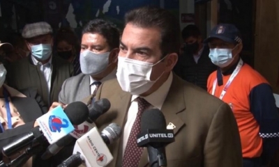 El alcalde de Cochabamba, Manfred Reyes Villa.