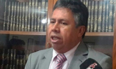 El presidente del Colegio Médico de La Paz, Luis Larrea. Foto: ANF