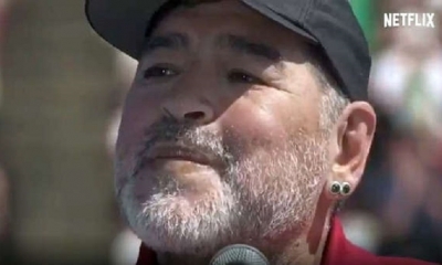 Diego Maradona compartió un avance de la serie en su cuenta de Instagram. | Fuente: Netflix