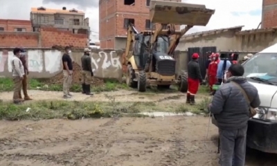 Hallan otro cuerpo enterrado en una vivienda de la mamá del feminicida serial Richard Choque.