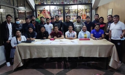 Reunión de los directivos de la asociación.