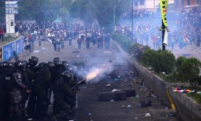 Los conflictos en Sacaba, en noviembre de 2019.
