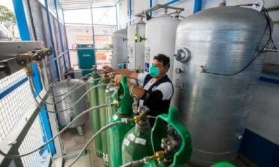 Inauguran una planta de oxígeno medicinal.