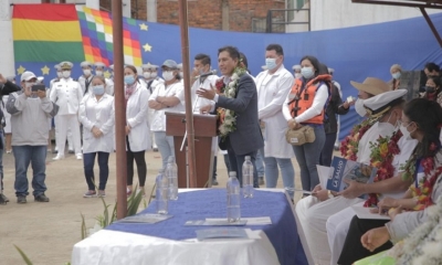 El ministro de Salud y Deportes, Jeyson Auza