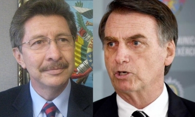 Carlos Sánchez y Jair Bolsonaro/Foto. Kandire