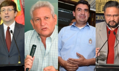 Rubén Costas, anunció que lo acompañarán José María Leyes y Oscar Ortíz/Foto. Kandire