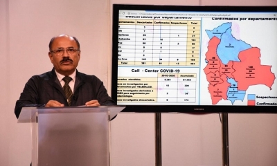 El ministro de Salud, Anibal Cruz.