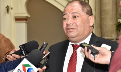 El ministro de Gobierno, Carlos Romero.