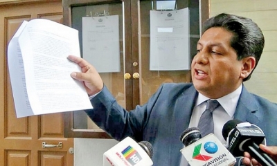 El expresidente del TCP Ruddy Flores que objetó la investigación fiscal. ARCHIVO
