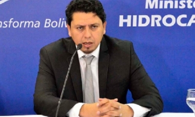Óscar Barriga, presidente de YPFB/Foto. RRSS