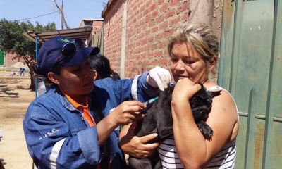 Vecinos colaboraron con la vacunación/Foto. RRSS
