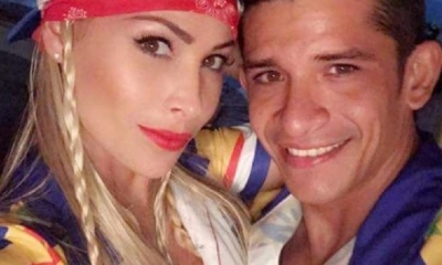 Romina Rocamonje y Roger Miserendino en otra época/Foto: RRSS
