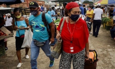 Venezuela registra su mayor número de casos diarios de coronavirus con cerca de 900. | Fuente: AFP