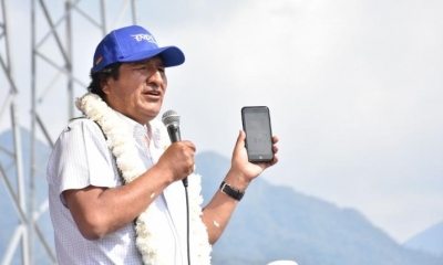 El expresidente Evo Morales