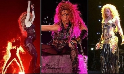 Shakira se lució en su concierto/Foto. RRSS