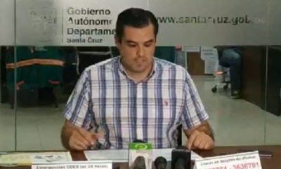 Enrique Bruno, director del Centro Operaciones Emergencias Departamental/Foto. RRSS