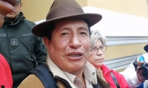 El director del Fondo de Desarrollo Indígena (FDI), Rafael Quispe