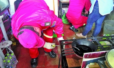 Hubo una revisión a las cocinas que funcionan con garrafas de GLP
