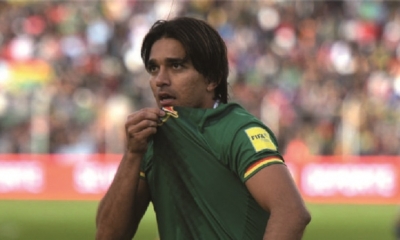Marcelo Martins es el goleador de las eliminatorias.