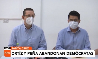 Conferencia de prensa de Ortiz y Peña | Captura Red Uno 