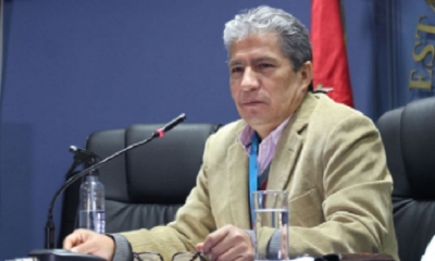 Edmundo Novillo, Ministro de Defensa/Foto. RRSS