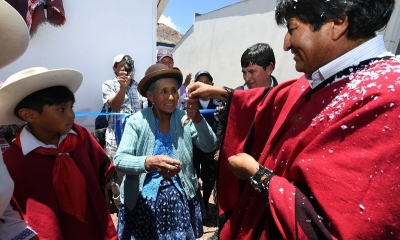 El presidente Evo Morales 