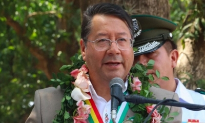 Presidente Luis Arce. 