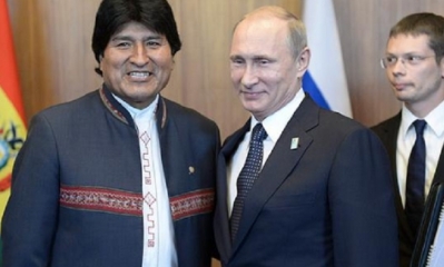 Evo Morales y Vladimir Putin/Foto. RRSS