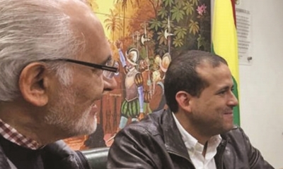 El presidente del Comité Cívico Pro Santa Cruz, Luis Fernando Camacho