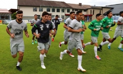 Los seleccionados trabajaron en Austria a mando de Daniel Farías. Foto: Prensa FBF