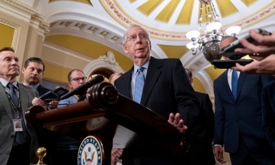 El líder de la minoría en el Senado, Mitch McConnell