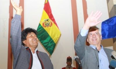 Evo Morales y Álvaro García Linera/Foto. ABI