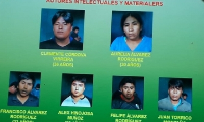 Seis personas aprehendidas/Foto. RRSS