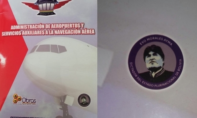 Así entregaron los folders/Foto. RRSS