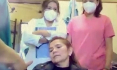 Añez, en una audiencia anterior. / Foto: Captura de video..