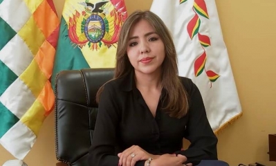 Viceministra de Comunicación, Gabriela Alcón.