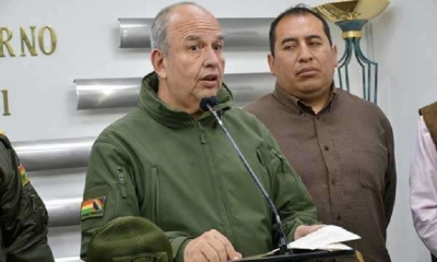 El ministro de Gobierno, Arturo Murillo