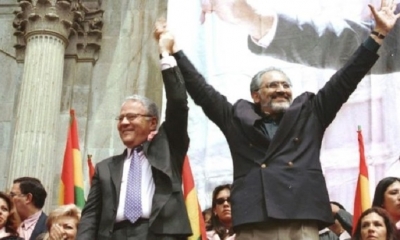 Gonzalo Sánchez de Lozada (Goni) y Carlos Mesa