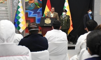 El presidente Luis Arce. | Reynaldo Zaconeta Caballero