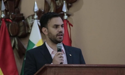 El ministro de Gobierno, Eduardo Del Castillo