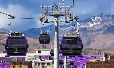 Línea morada del Teleférico/Foto. RRSS