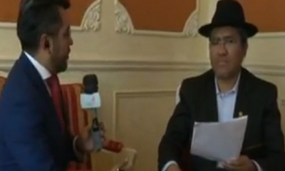 Diego Pary , canciller de Bolivia/Foto. RRSS