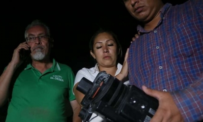 Tres de los siete periodistas  que fueron tomados rehenes
