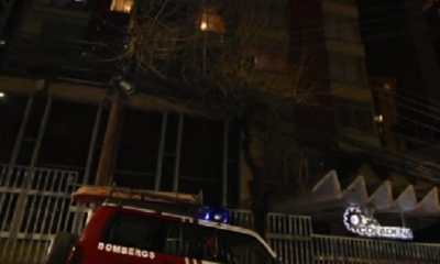 El ascensor no estaba funcionando/Foto. RRSS